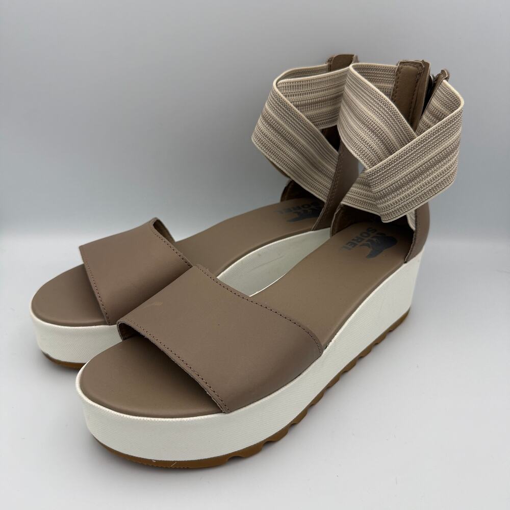 Sorel Cameron Flatform Platform Sandals Women's 10 NWOT